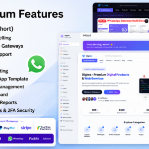 Premium Digital Product Selling Website 2026 | AI, WhatsApp, Email Marketing, Razorpay
